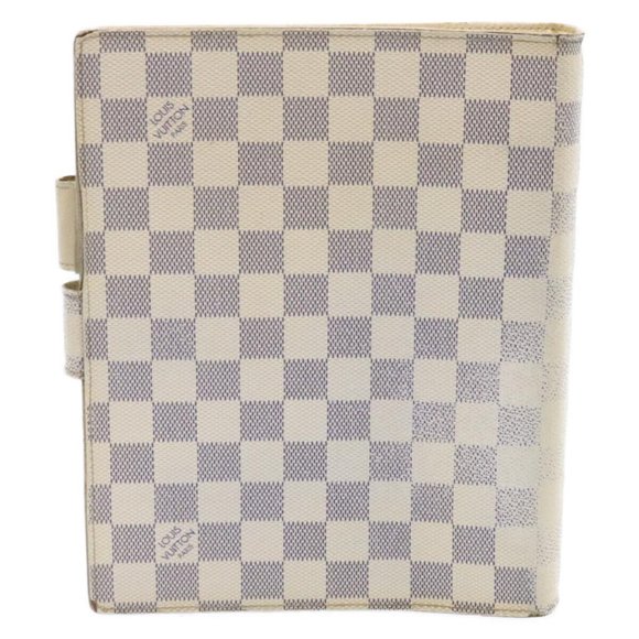 LOUIS VUITTON Damier Azur Agenda GM Day Planner Cover LV Auth - Picture 9 of 16